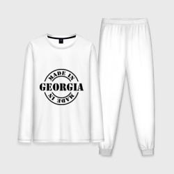 Мужская пижама с лонгсливом хлопок Made in Georgia сделано в Грузии