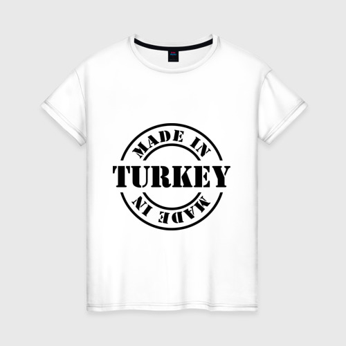 Женская футболка хлопок Made in Turkey (сделано в Турции)