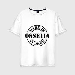 Made in Ossetia - сделано в Осетии – Футболка оверсайз из хлопка с принтом купить со скидкой в -16%