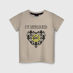 Детская футболка хлопок Шерлок Сердце I'm Sherlocked