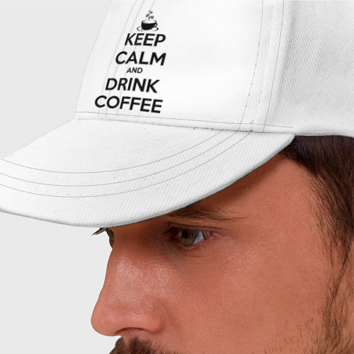 Бейсболка Keep calm and drink coffee - фото 2