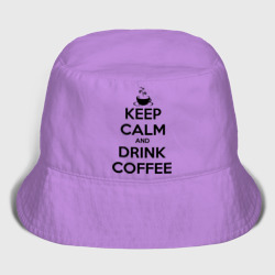 Женская панама Keep calm and drink coffee