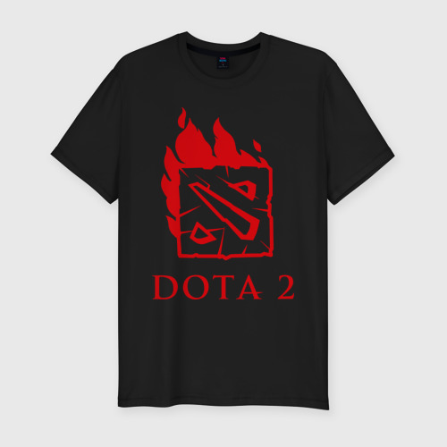 Мужская футболка премиум Dota 2 в огне Фото 01 Мужская футболка премиум Dota 2 в огне Фото 01
