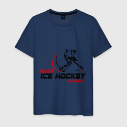 Элитный игрок хоккея – Мужская футболка хлопок с принтом купить со скидкой в -20%