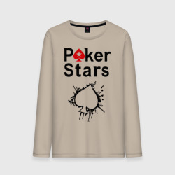 Мужской лонгслив хлопок Poker Stars