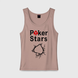 Женская майка хлопок Poker Stars