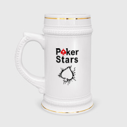 Кружка пивная Poker Stars