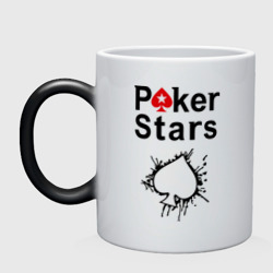 Кружка хамелеон Poker Stars