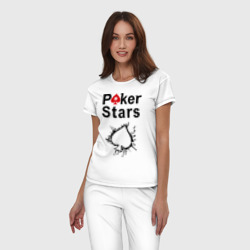 Женская пижама хлопок Poker Stars - фото 2