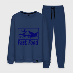Мужской костюм хлопок Fast food - быстрая еда