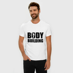 Мужская футболка хлопок Slim Bodybuilding Бодибилдинг - фото 2