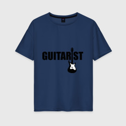 Женская футболка хлопок Oversize Гитарист