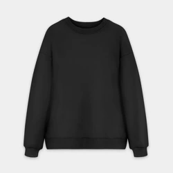 Мужской свитшот oversize без начеса хлопок Гениальный юрист