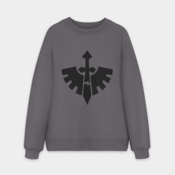 Мужской свитшот oversize без начеса хлопок Тёмные Ангелы Dark Angels