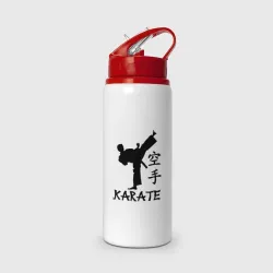 Бутылка для воды с трубочкой Karate Карате