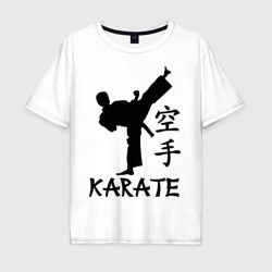 Мужская футболка хлопок Oversize Karate Карате