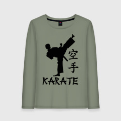 Женский лонгслив хлопок Karate Карате