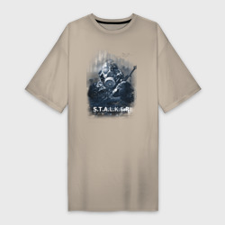 Платье-футболка хлопок Stalker