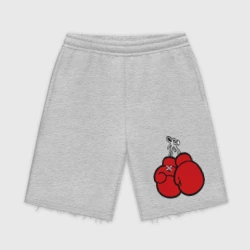 Мужские трикотажные шорты футер хлопок Боксерские перчатки