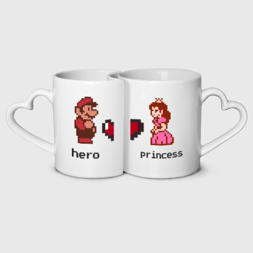 Кружки парные Герой и принцесса