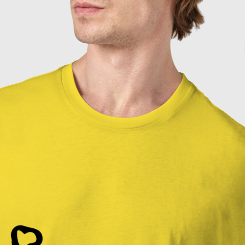 Мужская футболка хлопок Захвати печеньки, цвет желтый - фото 6