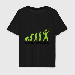 Мужская футболка хлопок Oversize Tennis Evolution