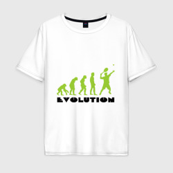 Мужская футболка хлопок Oversize Tennis Evolution