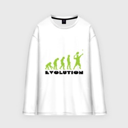 Мужской лонгслив oversize хлопок Tennis Evolution