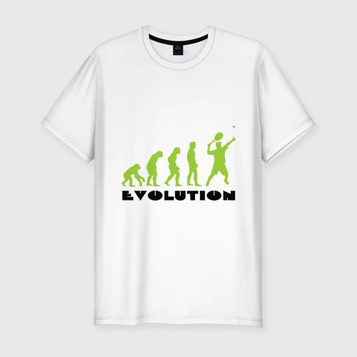 Мужская футболка хлопок Slim Tennis Evolution