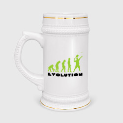 Кружка пивная Tennis Evolution