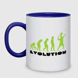 Кружка двухцветная Tennis Evolution