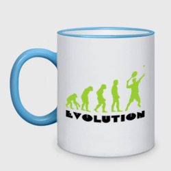 Кружка двухцветная Tennis Evolution