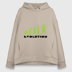 Женское худи Oversize хлопок Tennis Evolution