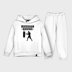 Детский костюм хлопок Oversize Russian Boxing Русский бокс