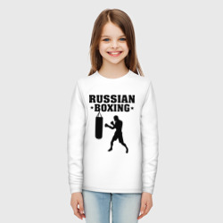 Детский лонгслив хлопок Russian Boxing Русский бокс - фото 2