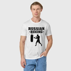 Мужская футболка хлопок Russian Boxing Русский бокс - фото 2