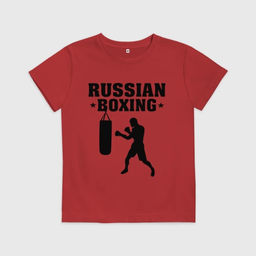 Детская футболка хлопок Russian Boxing Русский бокс