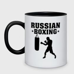 Кружка двухцветная Russian Boxing Русский бокс