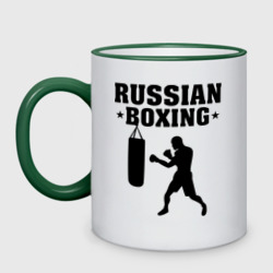 Кружка двухцветная Russian Boxing Русский бокс