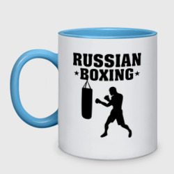 Кружка двухцветная Russian Boxing Русский бокс