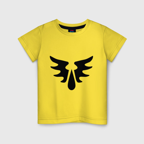 Детская футболка хлопок Кровавые Ангелы Blood Angels, цвет желтый