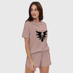 Женская пижама с шортиками хлопок Кровавые Ангелы Blood Angels - фото 2