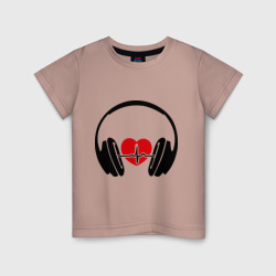 Детская футболка хлопок Музыка в сердце
