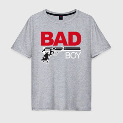 Мужская футболка хлопок Oversize Bad boy плохой парень