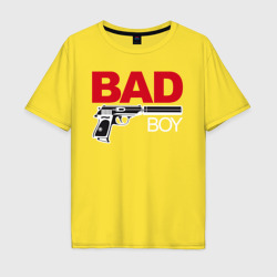 Мужская футболка хлопок Oversize Bad boy плохой парень