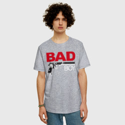 Мужская футболка хлопок Oversize Bad boy плохой парень - фото 2