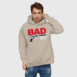 Мужское худи Oversize хлопок Bad boy плохой парень - фото 2