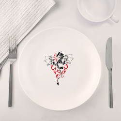 Набор: тарелка + кружка Огнедышащий дракон - фото 2