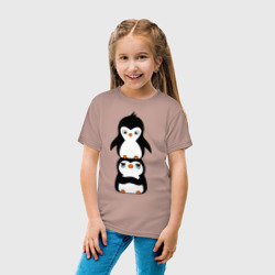 Детская футболка хлопок Пингвины - фото 2
