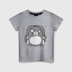 Детская футболка хлопок Толстый заяц